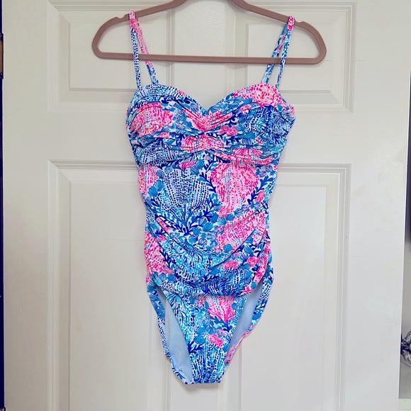 Lilly Pulitzer Swim Lilly Pulitzer Ruched Swimsuit Poshmark